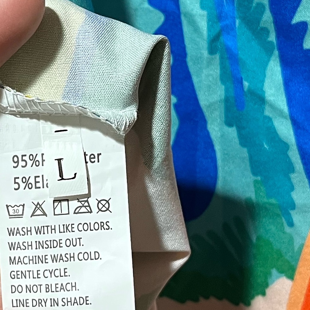 Colorful Abstract Print Mini Dress - Picture 4 of 5